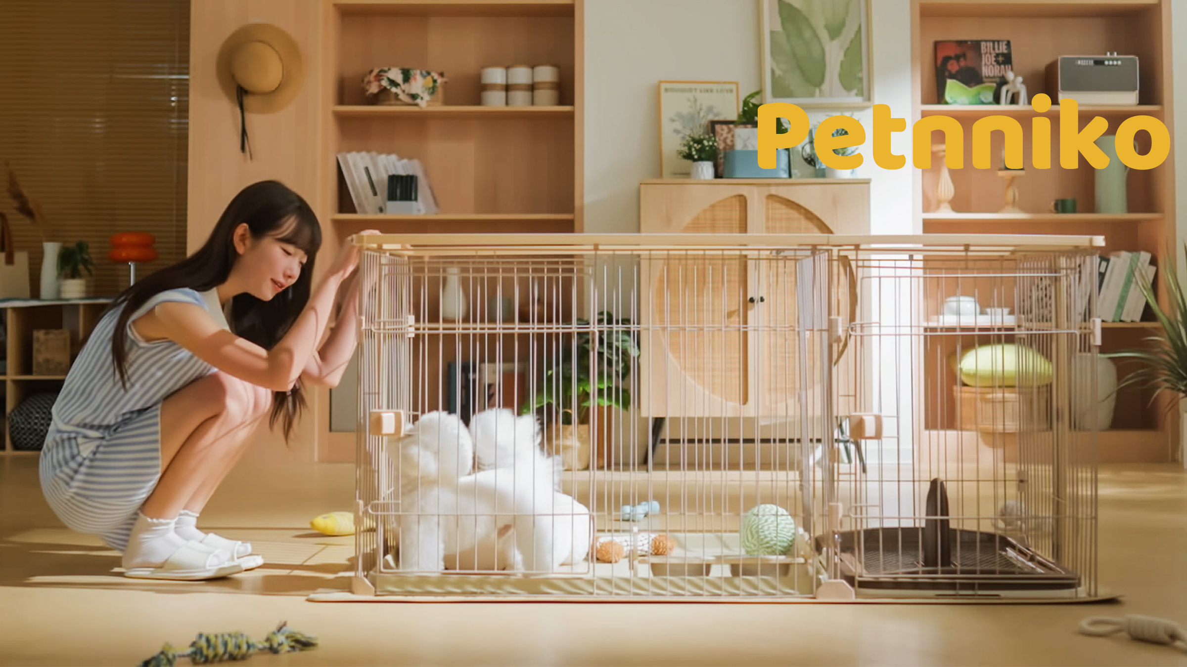 犬用ケージ 小中大型犬用 幅146×奥行68×高さ70cm Amazon | Petnniko 犬 ケージ 犬 ゲージ 幅146×奥行68×高さ70cm